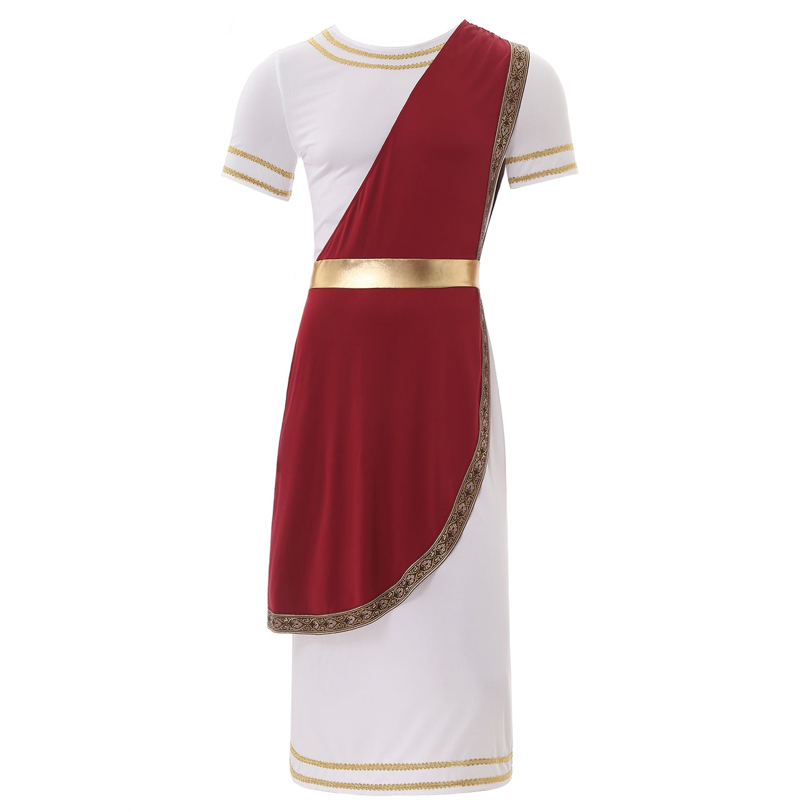 Mens Ancient Greek God Cosplay Outfit Roman Robe Costumes Ancient Greek Toga Spartan Dress Up Retro Vintage Warrior Clothing