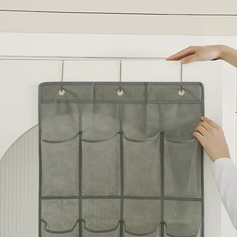 Wall Hanging Shoe Storage Organizer Bag Shoes Rack Over The Door Fabric Cabinet Closet Organizer For Shoes Clothes Storage Bag