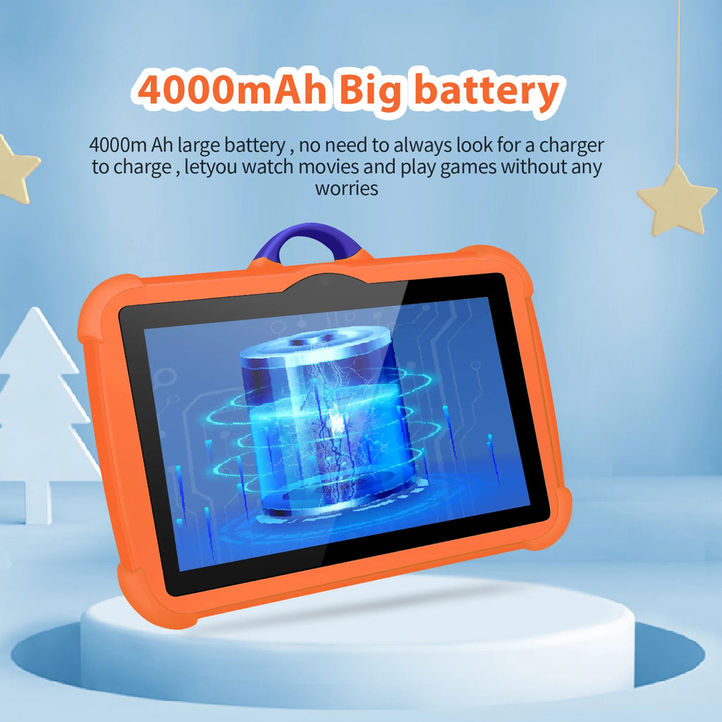New 7 Inch 5G WiFi Tablet Pc for Children's best Gifts Android Kids Game Educational Learning Tablets Quad Core 4GB RAM 64GB ROM
