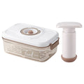 Vacuum Food Storage Container with Vacuum Pump Refrigerator Food Preservation Box with Removable Drain Plate Kitchen Storage Box