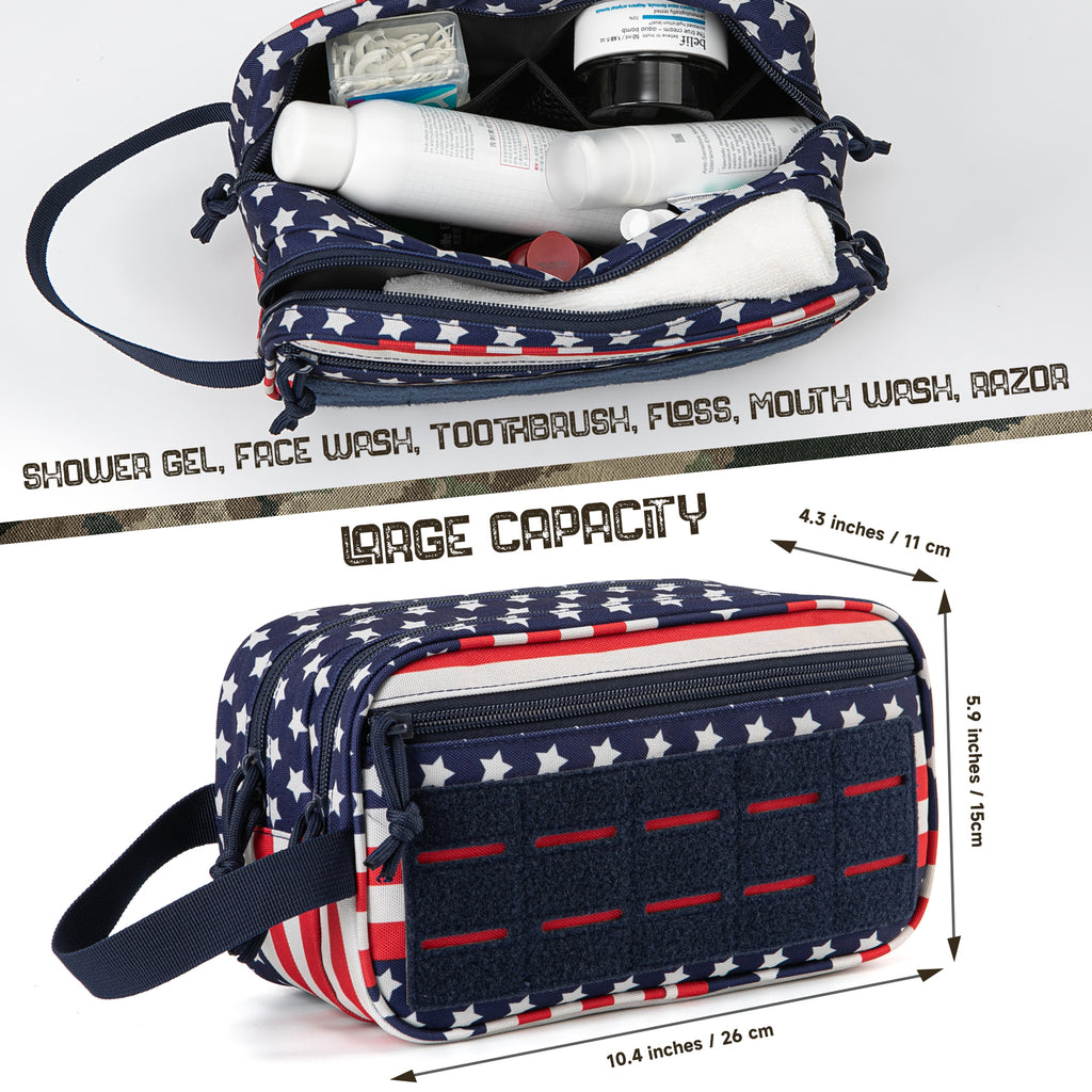 Tactical Toiletry Bag For Men Hygiene Bag Tool Molle Pouches Small Dopp Kit Mens Shaving Kit Travel shower Bag
