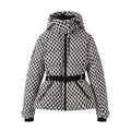 2025 New Women'S Fashion Waist With Belt Hooded Down Cotton Jacket Commuting Warm Windproof Jacket More Comfortable To Wear