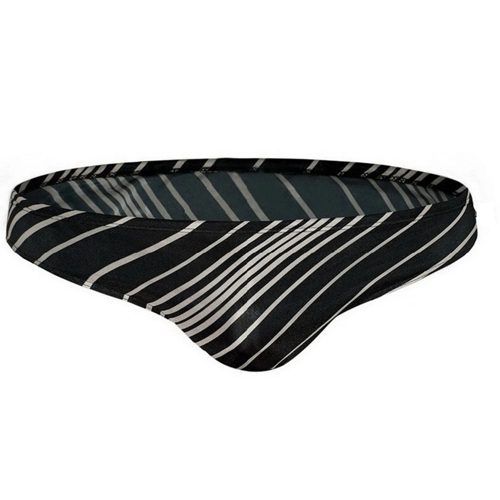 Men's Swim Trunks Sexy Striped swimming trunks Sexy Beach mens bikini underwear Hot Spring Pool Swim Trunks Male swimming briefs