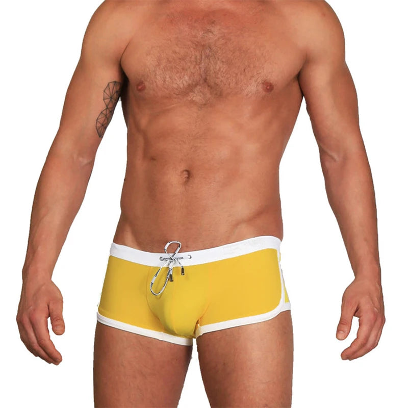 Men's Sexy Swimwear 2022 Wholesale Pool Trunks Quality Man's Swim Wear Comfortable Fashionable Beachwear for Adults