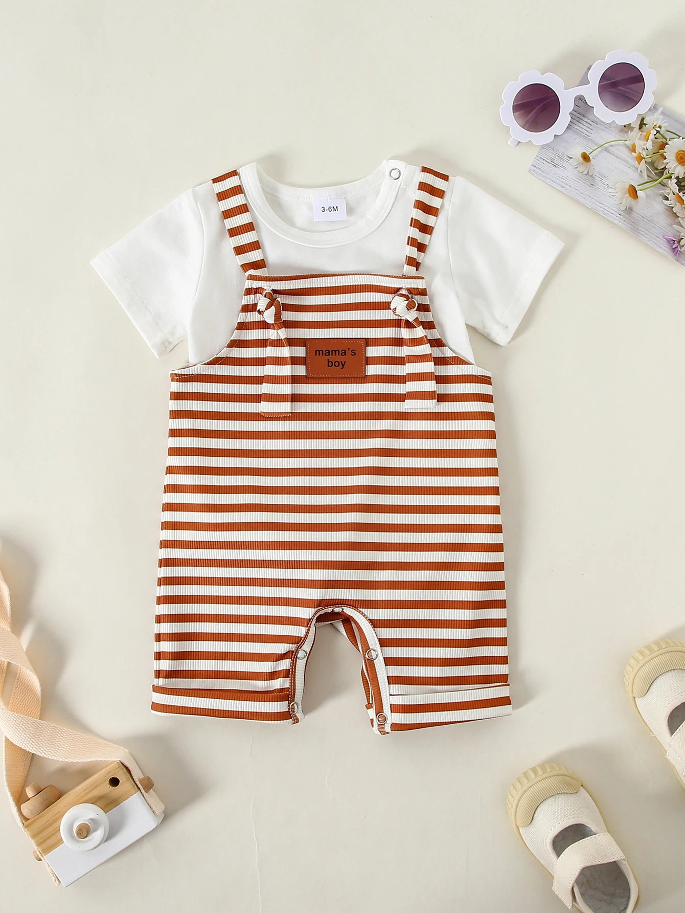 Newborn Baby Boy Clothes Outfit Set,0-18 Months Summer Short Sleeve Romper Bodysuit Overall Infant Boys Clothing