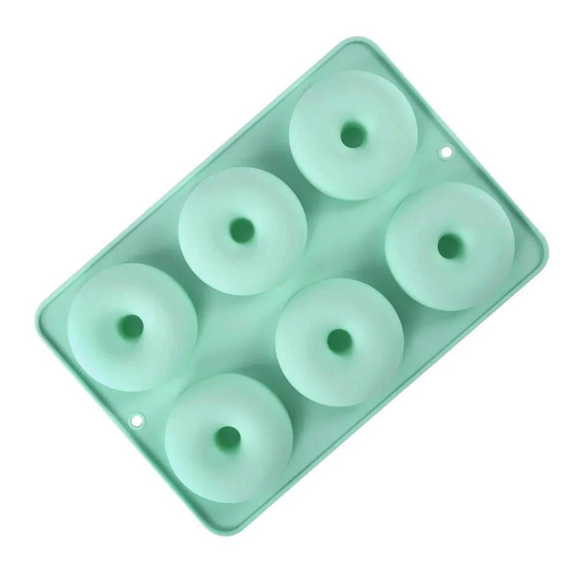 6 Hole Silicone Donut Mold Cake Mold Non Stick Bagel Pan Pastry Chocolate Muffins Donuts Heat Resistant Kitchen Accessories Tool