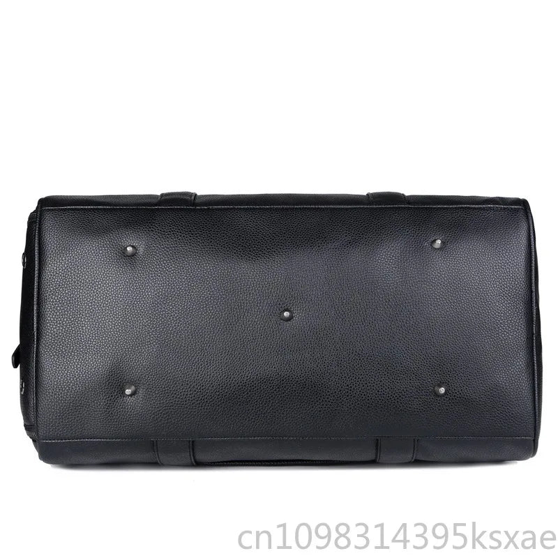 Men's Travel Bag Luxury Large Capacity  Luggage Duffle Bag Leather Portable Durable Crossbody Gym Purse Handbag Luggage Outdoor