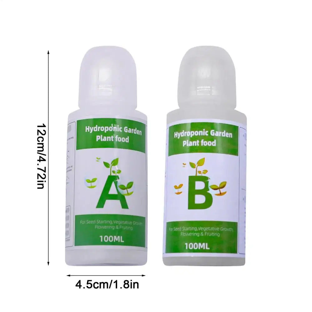 Fertilizer A and B Hydroponic Garden Plant Food Plant Fertilizer For Flowers Vegetables Grass Nutrients Garden Plant Using