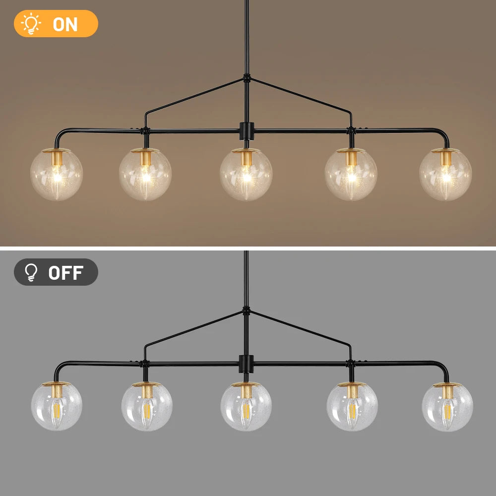 Island Lights for Kitchen Linear Chandelier Kitchen Island  Lighting Light Fixtures Black Chandeliers for Dining Room