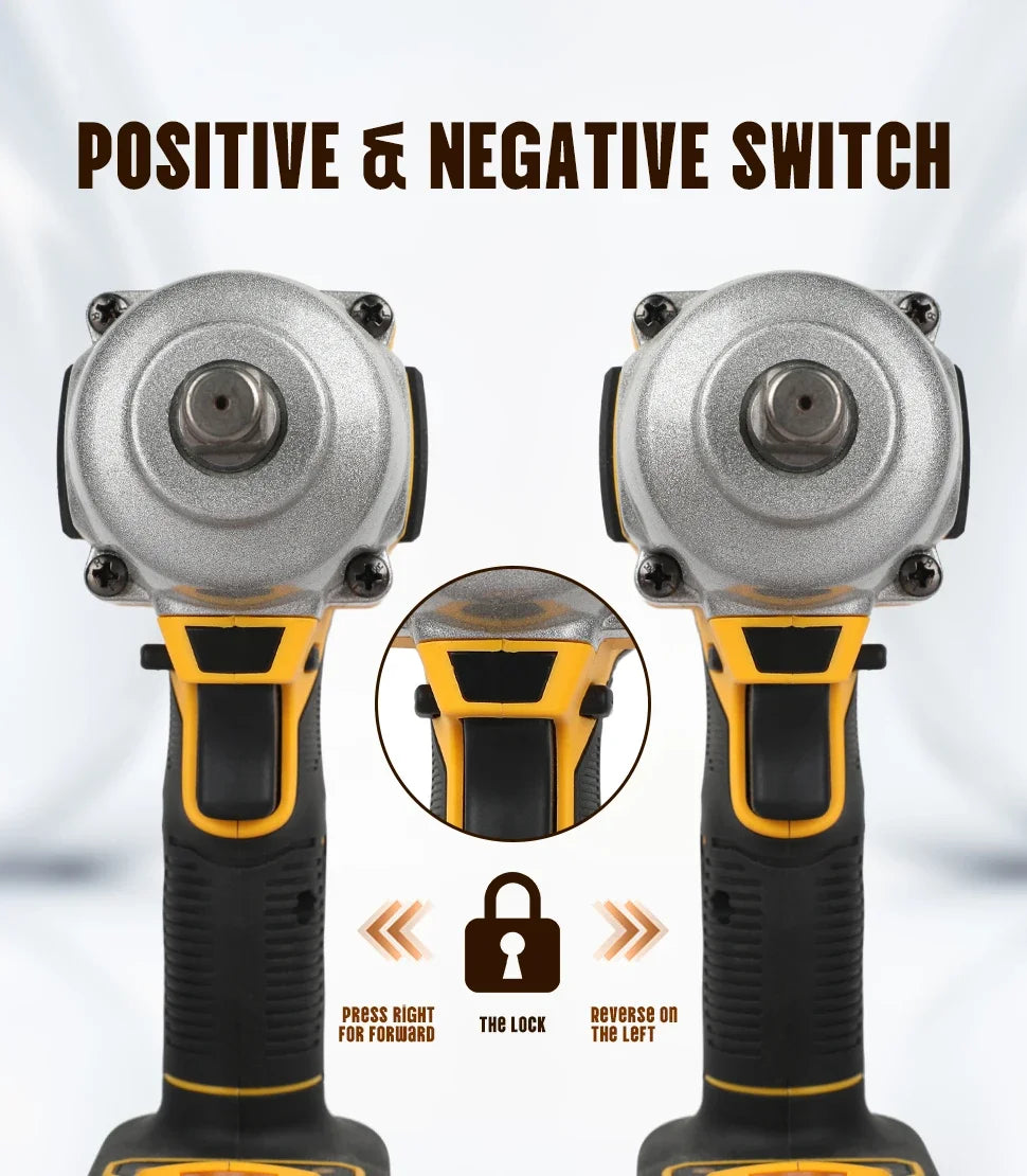 DEWALT 20V Cordless Impact Wrench | High Torque Brushless Motor | Durable Lithium-Powered Tool for Professional Use DCF900