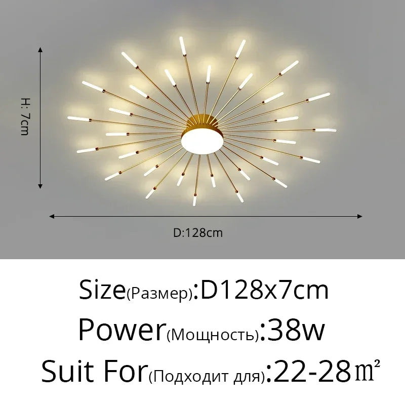 Modern LED Ceiling Lamp Luxury Household Living Dining Room Chandelier Home Decor Bedroom Pendant Light Kitchen Lustres Fixtures