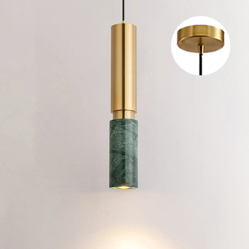 Marble Led Art Pendant Light Modern Nordic Light Luxury Pendant Lamp Indoor Lighting Home Decor For Living Room Bedroom Hotel