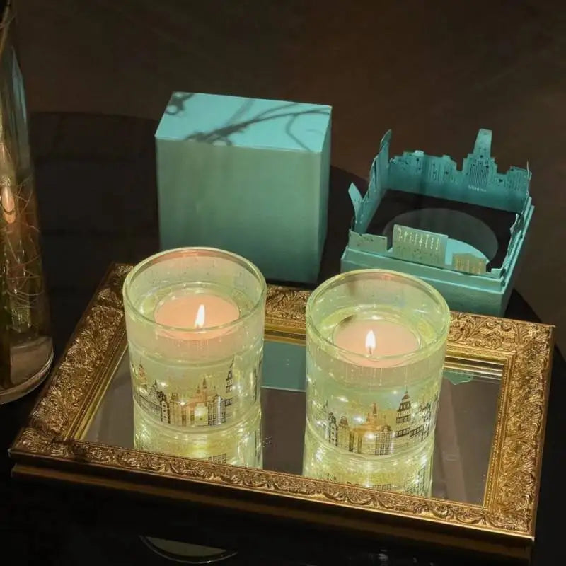 Luxury Fashion Brand Aromatherapy Candles Smokeless Scented Candle Bright Night Fragrance Gift Box Romantic Room Decor Gifts