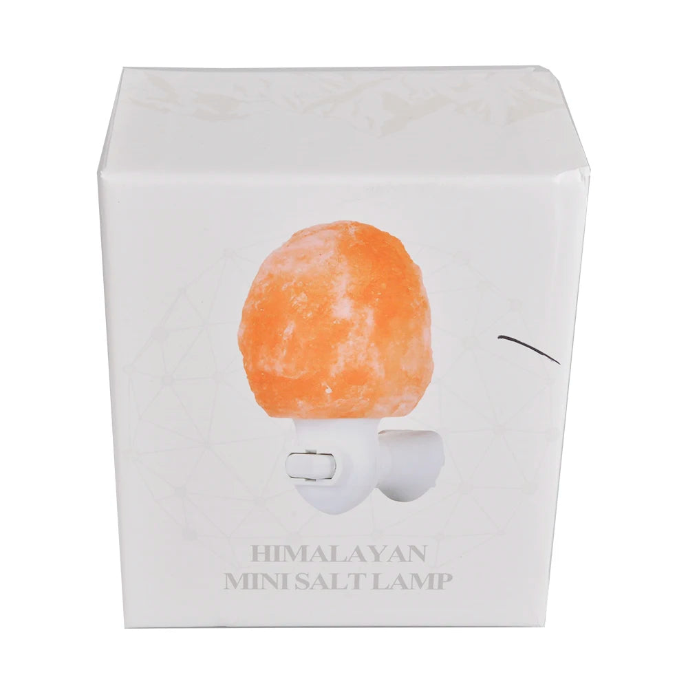 Himalayan Salt Wall Bedside Lamp, Natural Crystal, Hand Carved Night Light, Home Decor, Air Purifying Release, Negative Ions