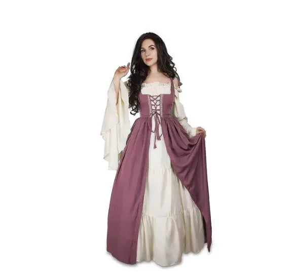 Cosplay Womens'S Medieval Renaissance Costume Cosplay Over Suit Dress Vest Victoria Princess Steam Punk Strap Plus Size