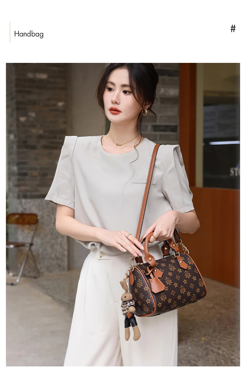 FOXER Vintage 2026 Women's Shoulder Handbag Fashion Large Pillow Bag Female Crossbody Bag for Daily & Commute Use