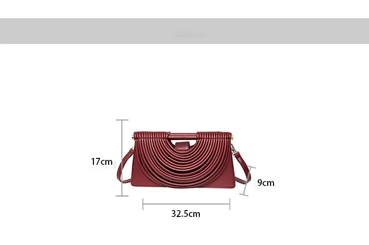 Luxury Evening Handbag For Women Golden Noodle Knot Design Dinner Party Clutch Bag Luxury Designer Square Crossbody Bags