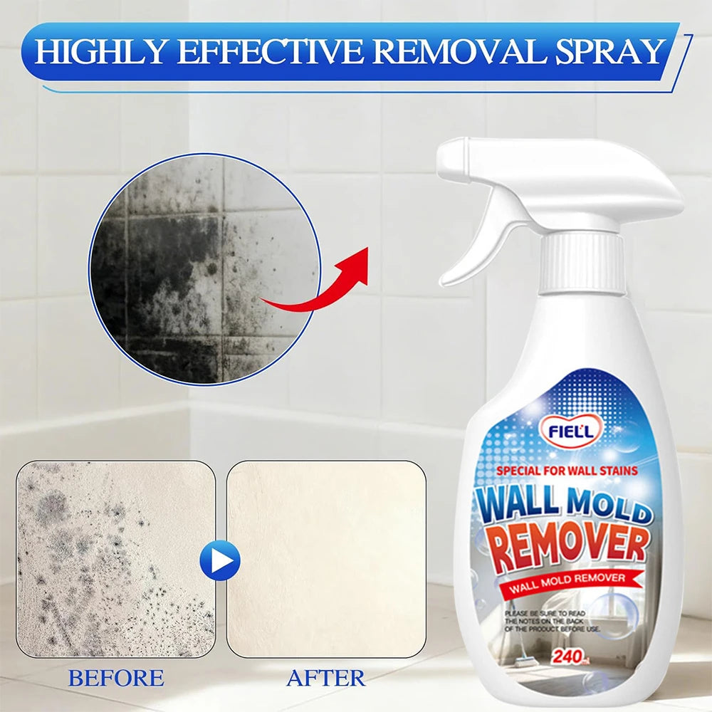 Wall Cleaner Spray Highly Effective Spray  Cleaning Solution Dirt Dust Stain Remover for Wood Tile Fabric Bathrooms Kitchens