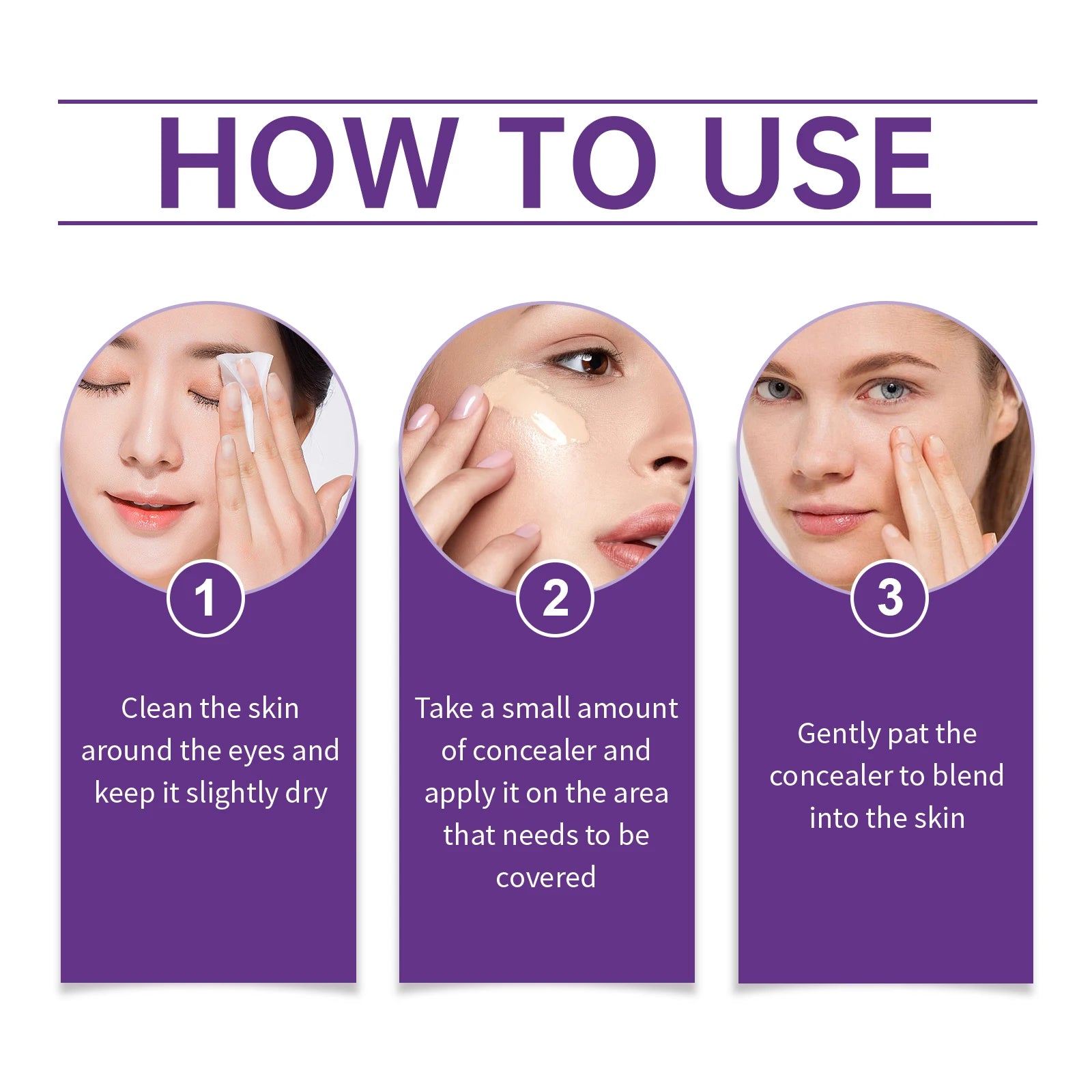 Concealer Improve Skin Elasticity Brighten Complexion Not Easy Remove Makeup Moisturizing Liquid Lightweight Dark Circle Blemish