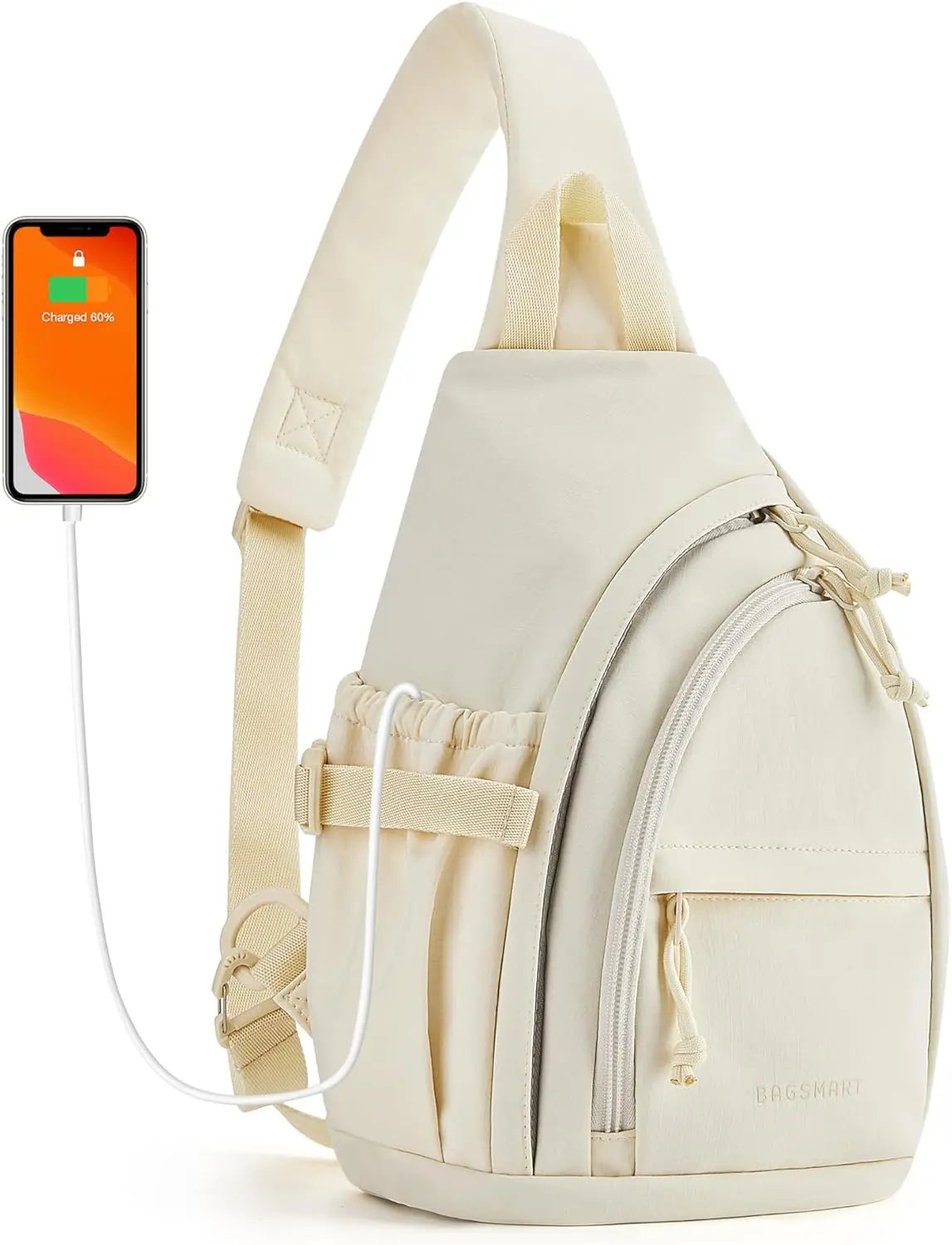 BAGSMART Chest Bag for Men Shoulder Bag Cool Style Casual Lightweight Mini Male Crossbody Bag Perfect for Travel and Daily Use