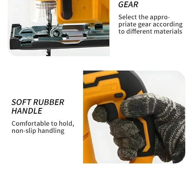 DewaltBrushless Curve Saw 20V Cordless Electric Jig Saw Portable Multifunction Adjustable Woodworking Power Tool