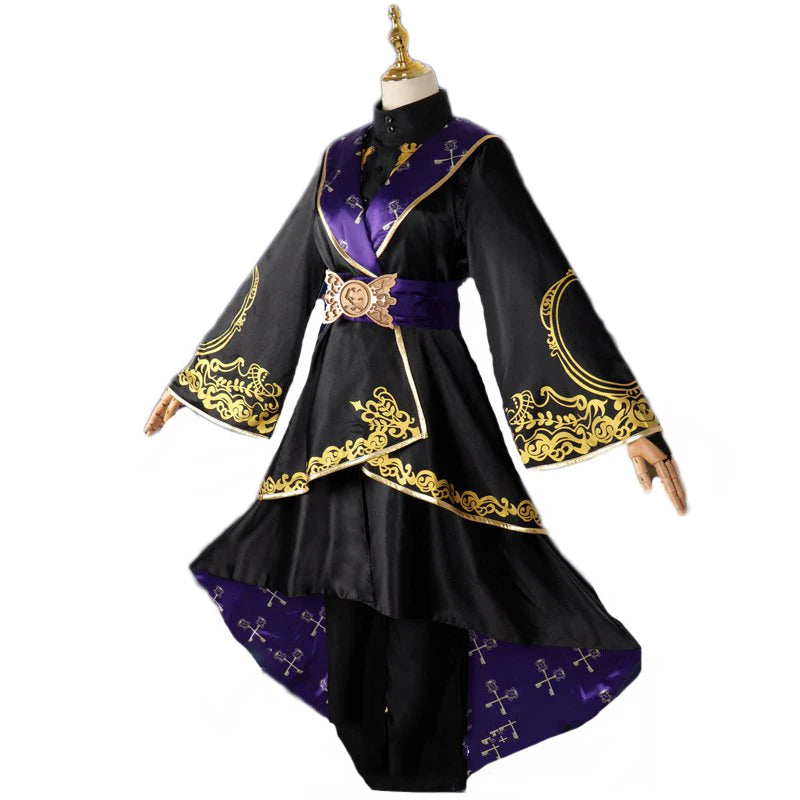 Riddle Cosplay Costume Black Fancy Cloak Carnival Party Costume Halloween Uniform