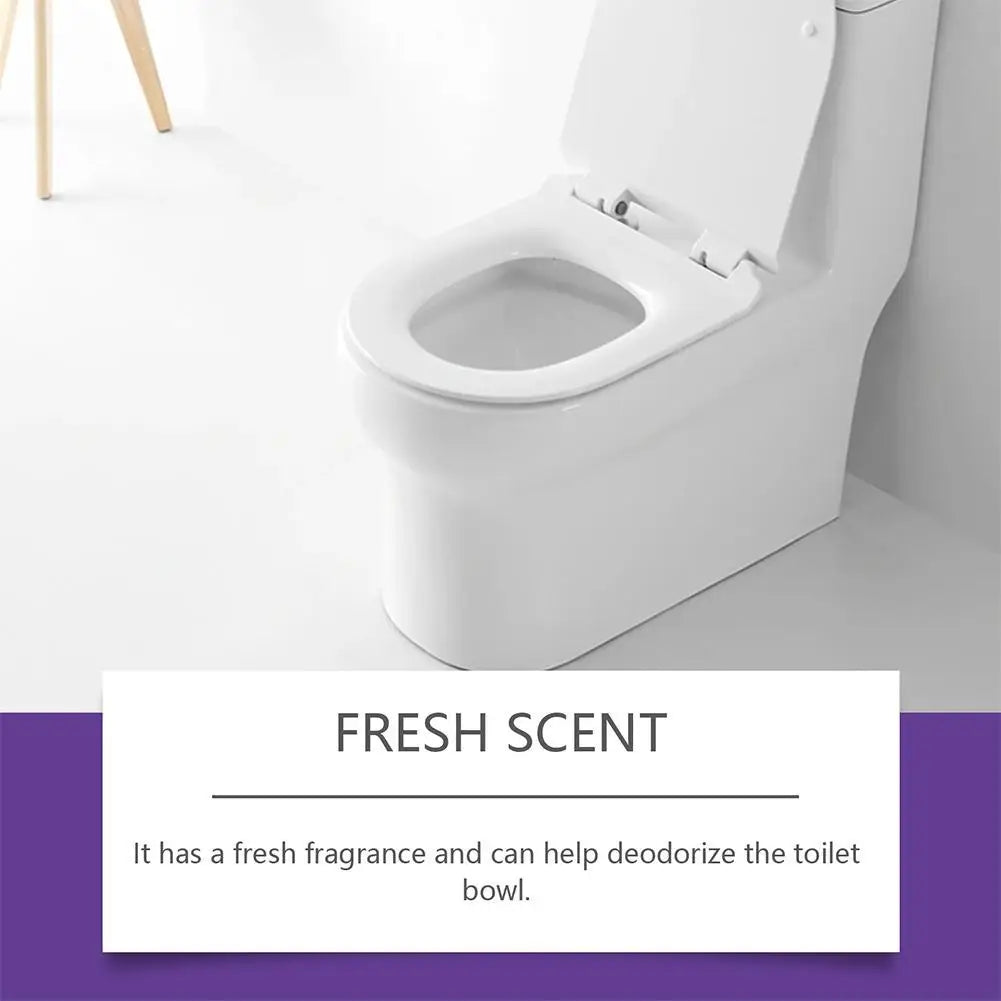 Household Toilet Cleaning Powder Powerful Descaling Stain Remover Odor Eliminator Fresh Fragrance Easy to Use