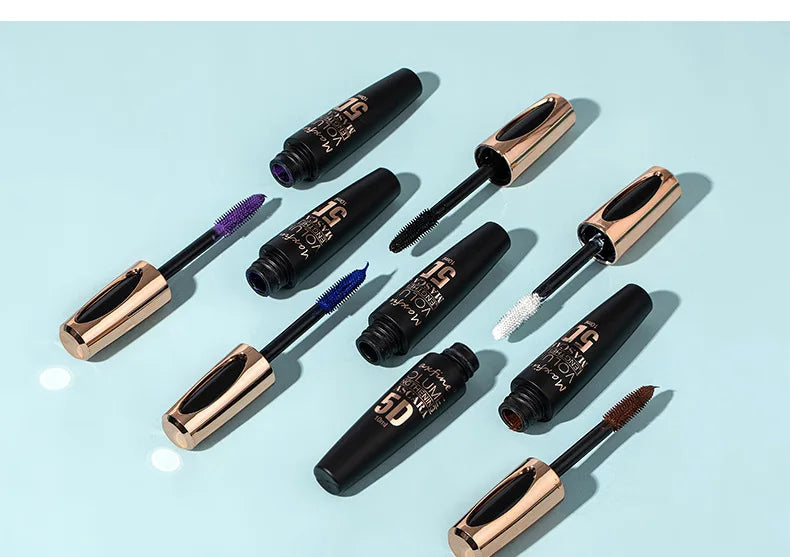 5D Mascara Makeup Waterproof Sweatproof Non-smudgy Non-smudge Natural Lengthening Lasting Cosmetics Makeup Cosmetic