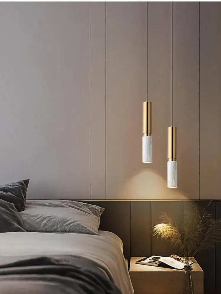 Marble Led Art Pendant Light Modern Nordic Light Luxury Pendant Lamp Indoor Lighting Home Decor For Living Room Bedroom Hotel