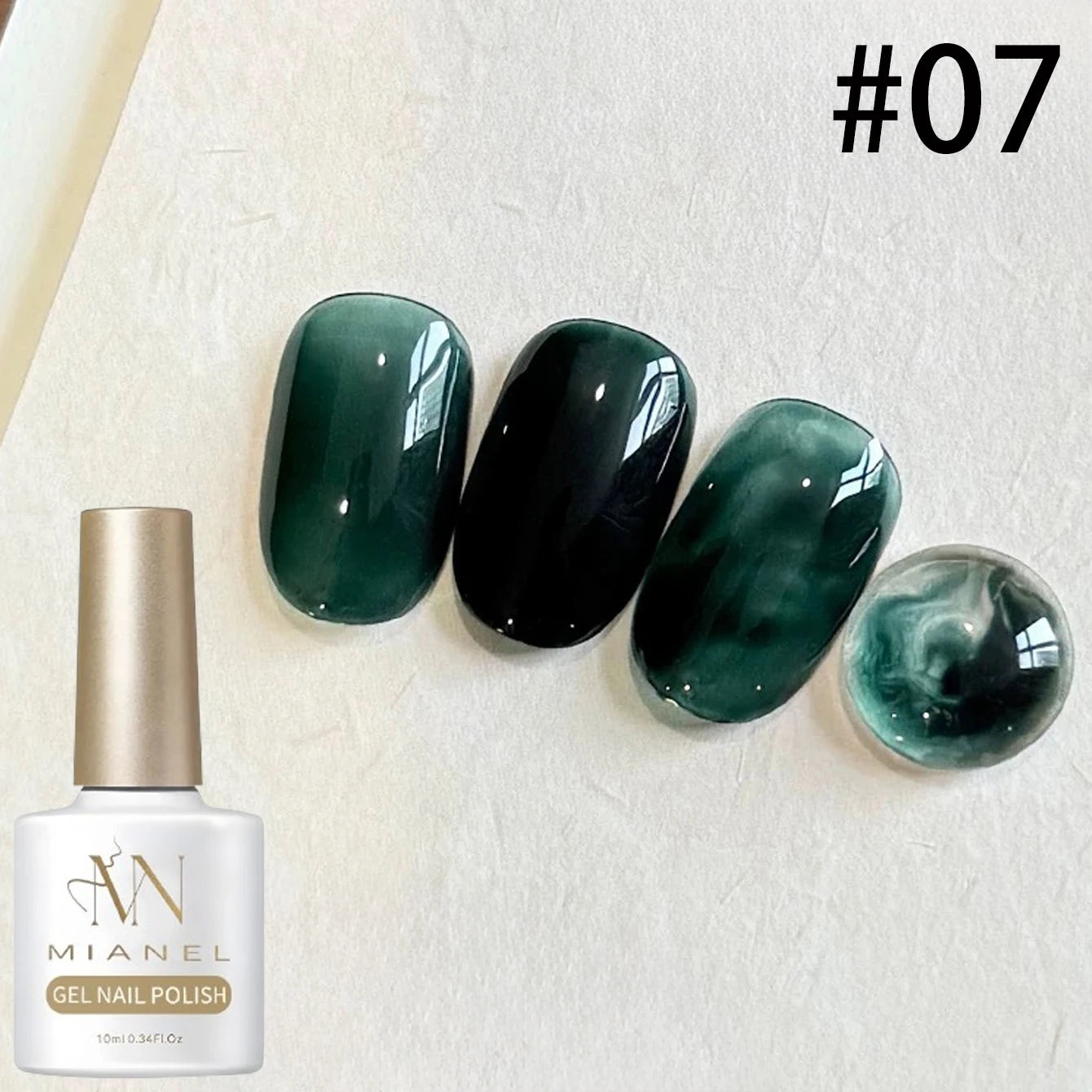 10ML 1-8pcs Autumn Brown Amber Series Jelly Gel Nail Polish Leopard Nails Popular Online Celebrity Ice Clear Caramel Nail Polish