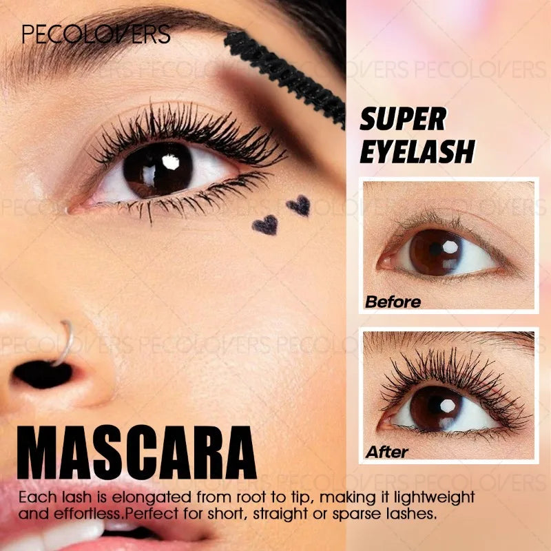 1PC Eye Mascara, Natural Enlargement of Eyes, Waterproof and Sweat-proof, Black, Eyelash Base, Eye Cosmetics