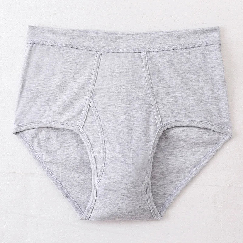 Men's Briefs Sexy Underwear Men 100%Cotton Soft Underpants Comfortable Solid Panties Male High Waist Breathable Underwear Cuecas