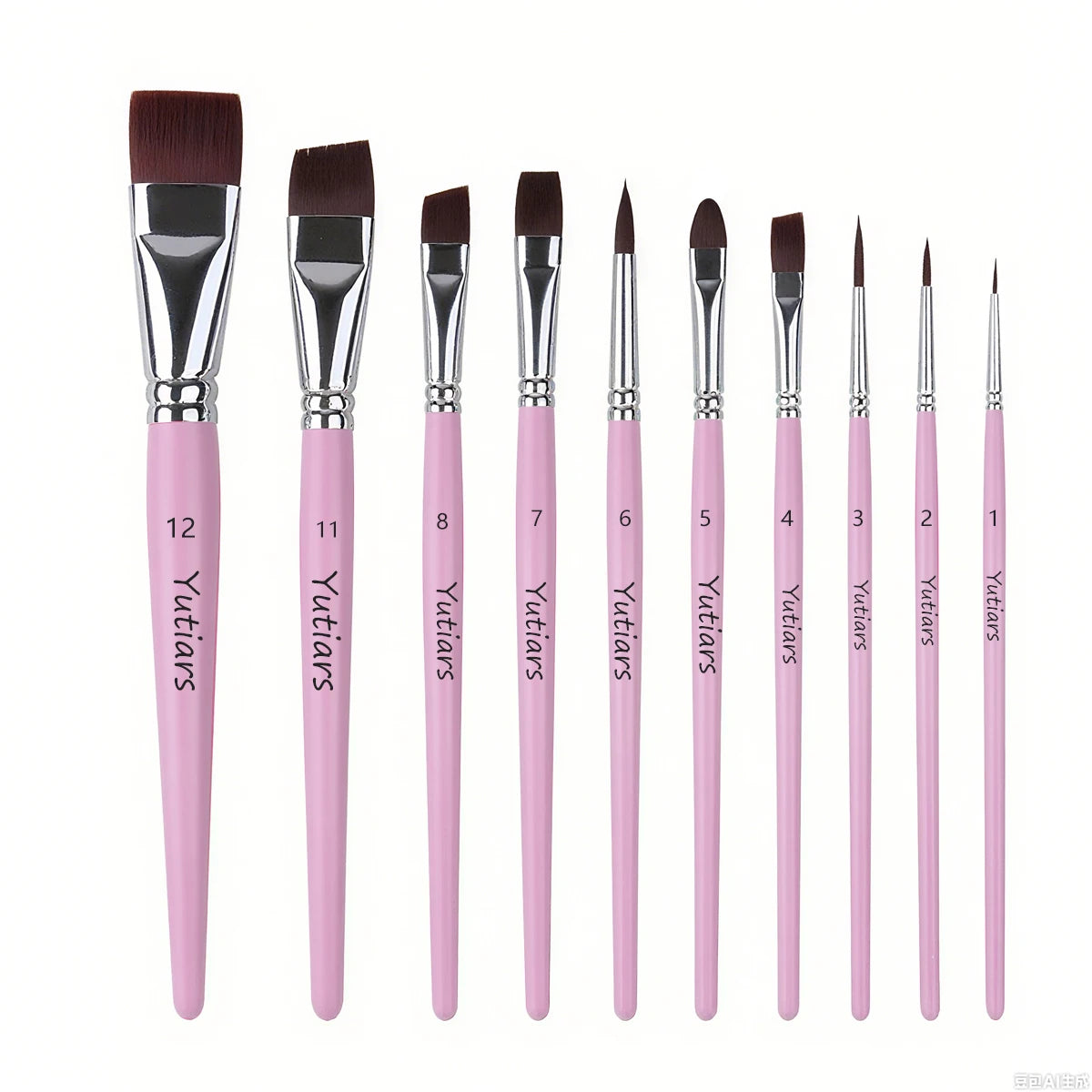 10Pcs Face Brush ，3pcs Finger Sponge Case Daubers Foam and 6pcs Paint Sponges for Oil Acrylics Watercolor Rock Canvas Painting