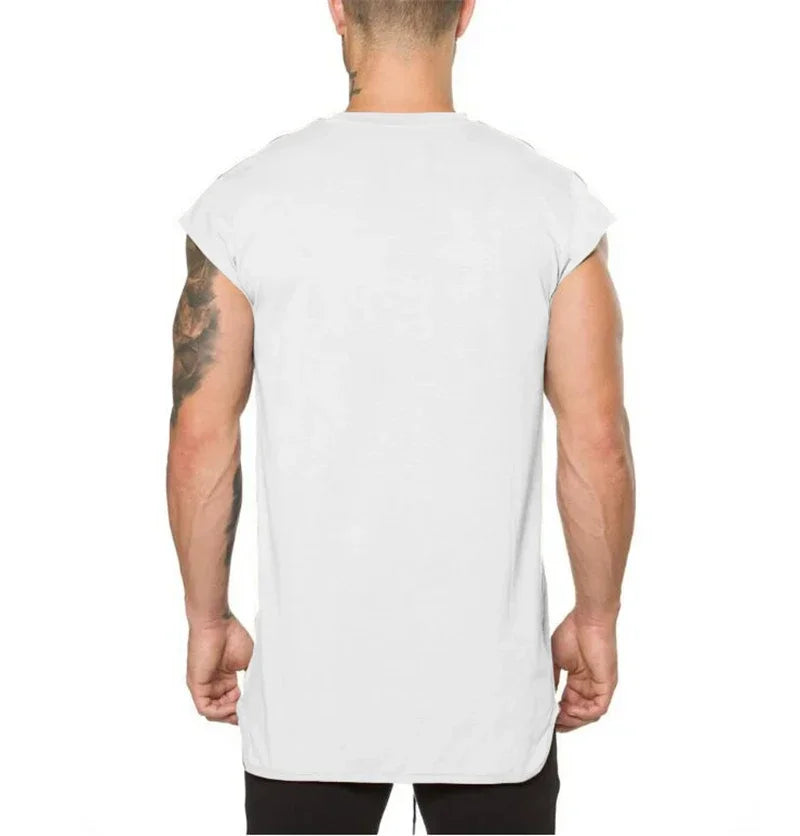 Mens Workout Muscle Clothing Gym Bodybuilding T-shirt Summer Cotton Small Sleeve Casual Sportswear Fitness Breathable Shirts