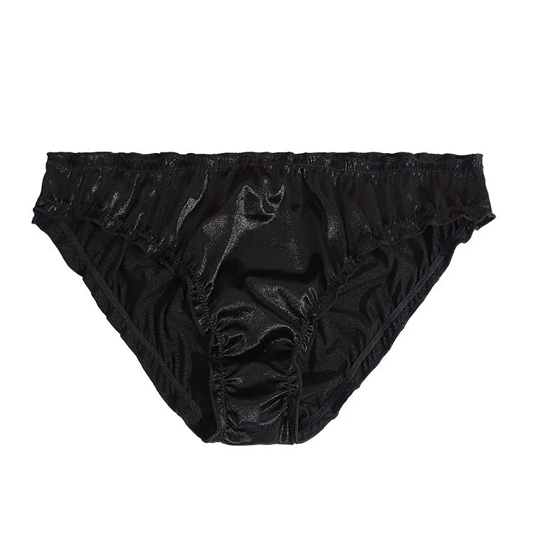Women's panties Sexy Super Stretch Underpants Female Lingerie Low-Waist Satin Briefs Breathable And Comfortable Underwear