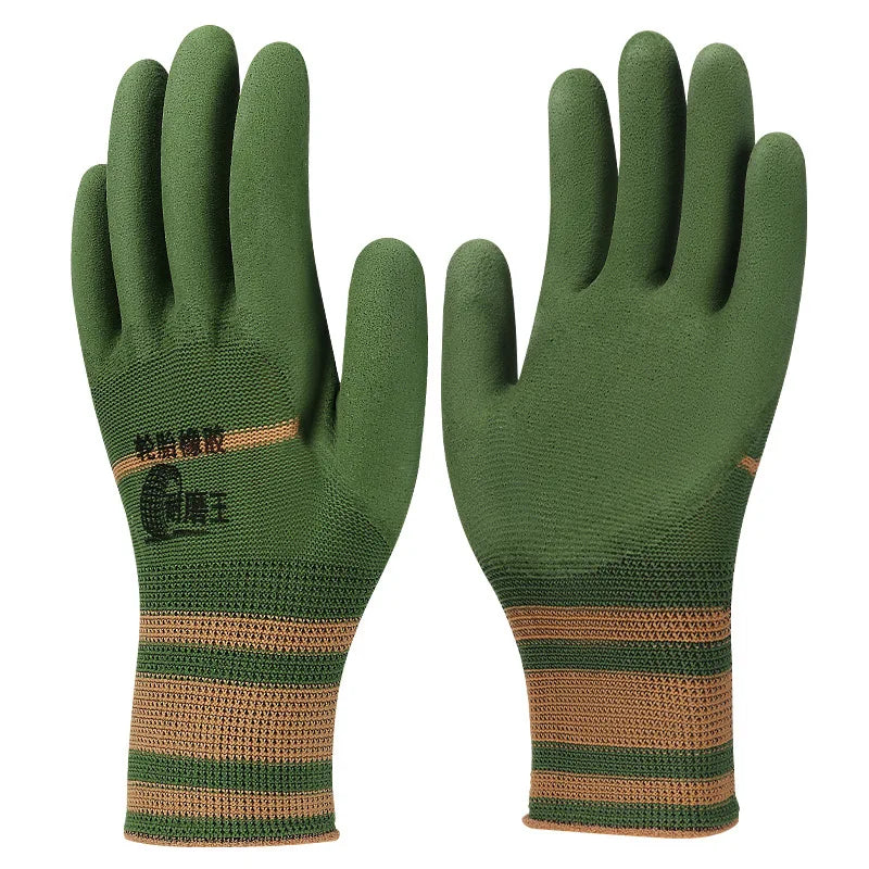 Wear-resistant Gardening Gloves Breathable Design Easy-care Non-slip Protective Gear For Vegetable Flower Plant Gardening Glove