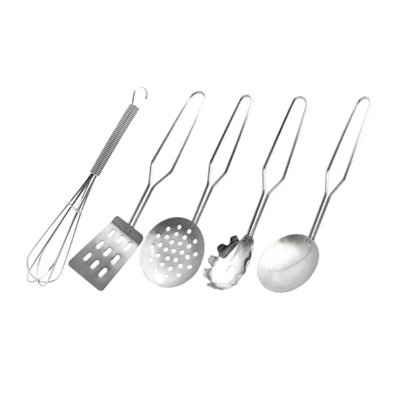13/15/20PCS Kids Kitchen Toy DIY Pots and Pans Mini Stainless Steel Cookware Pretend Cooking Utensils Toy Set
