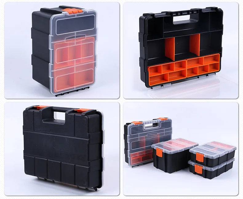 Tool Box Organizer Sets,  Hardware & Parts Organizers, Compartment Small Parts Boxes, Versatile and  Storage Tool Box
