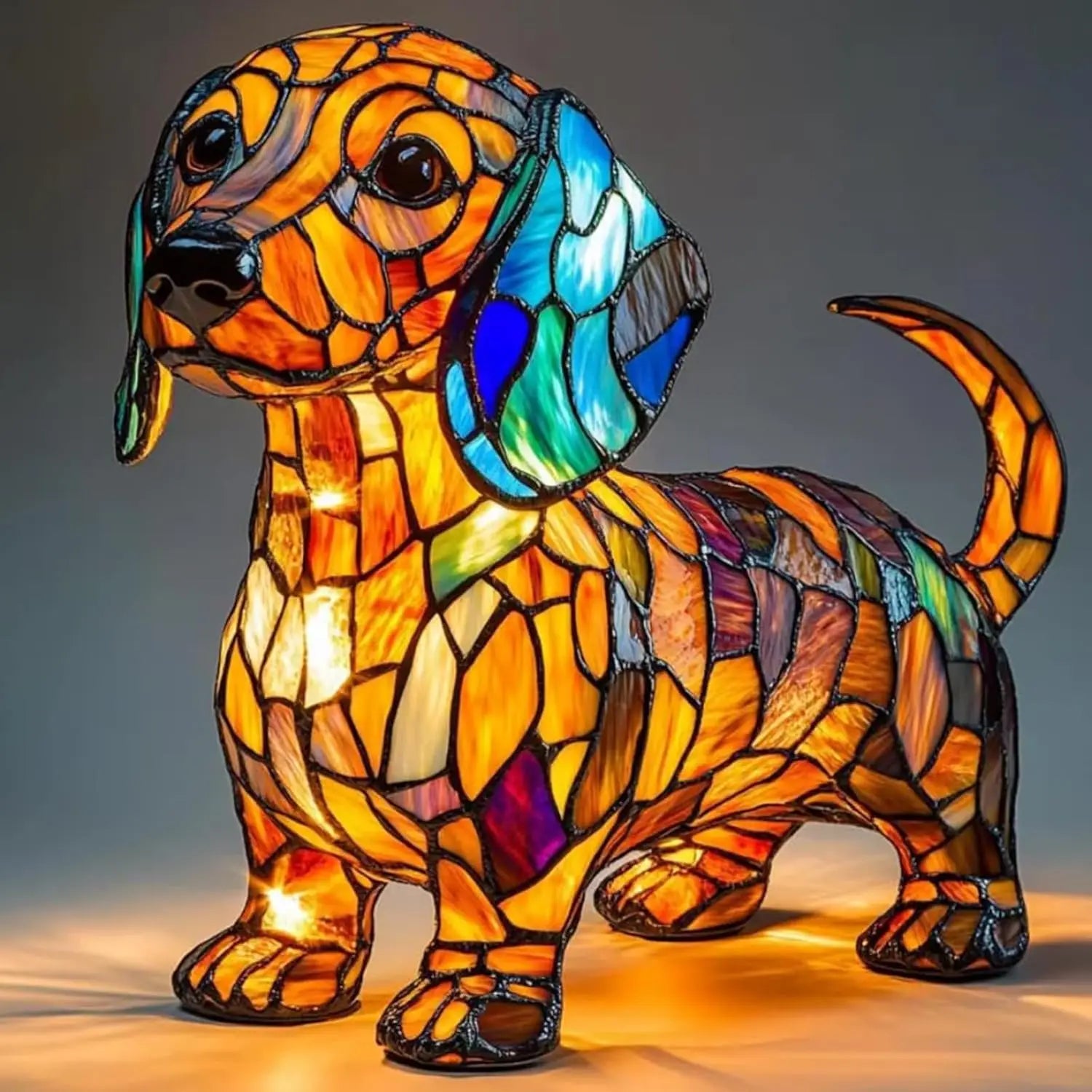 Cat Lamp-Dachshund Lamp-Bigfoot Lamp 3d Animal Led Night Stand Light Ornament Desk Lamp Decorative Night Stand Lamp Home Decor