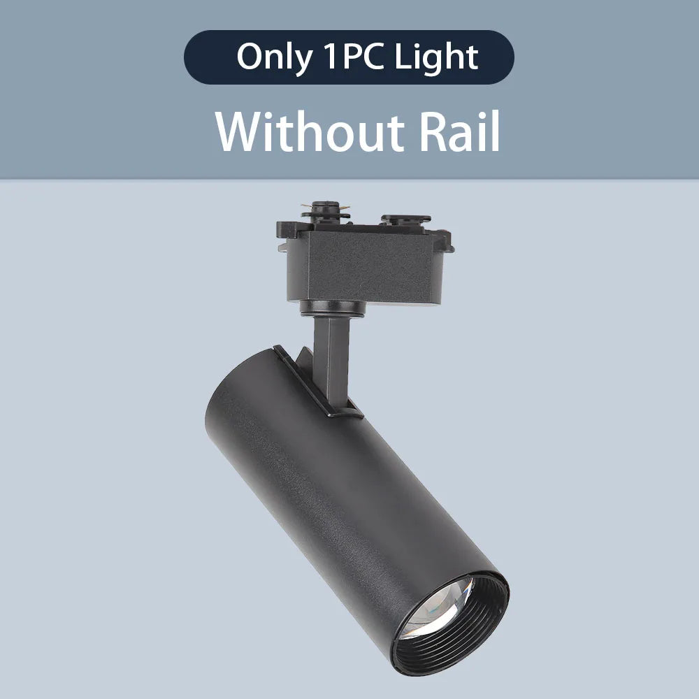 Dimmable Track Light with Remote Control Led Spot Lights 110V 220V Ceiling Lamp for Living Room Bedroom Kitchen Linear Lighting