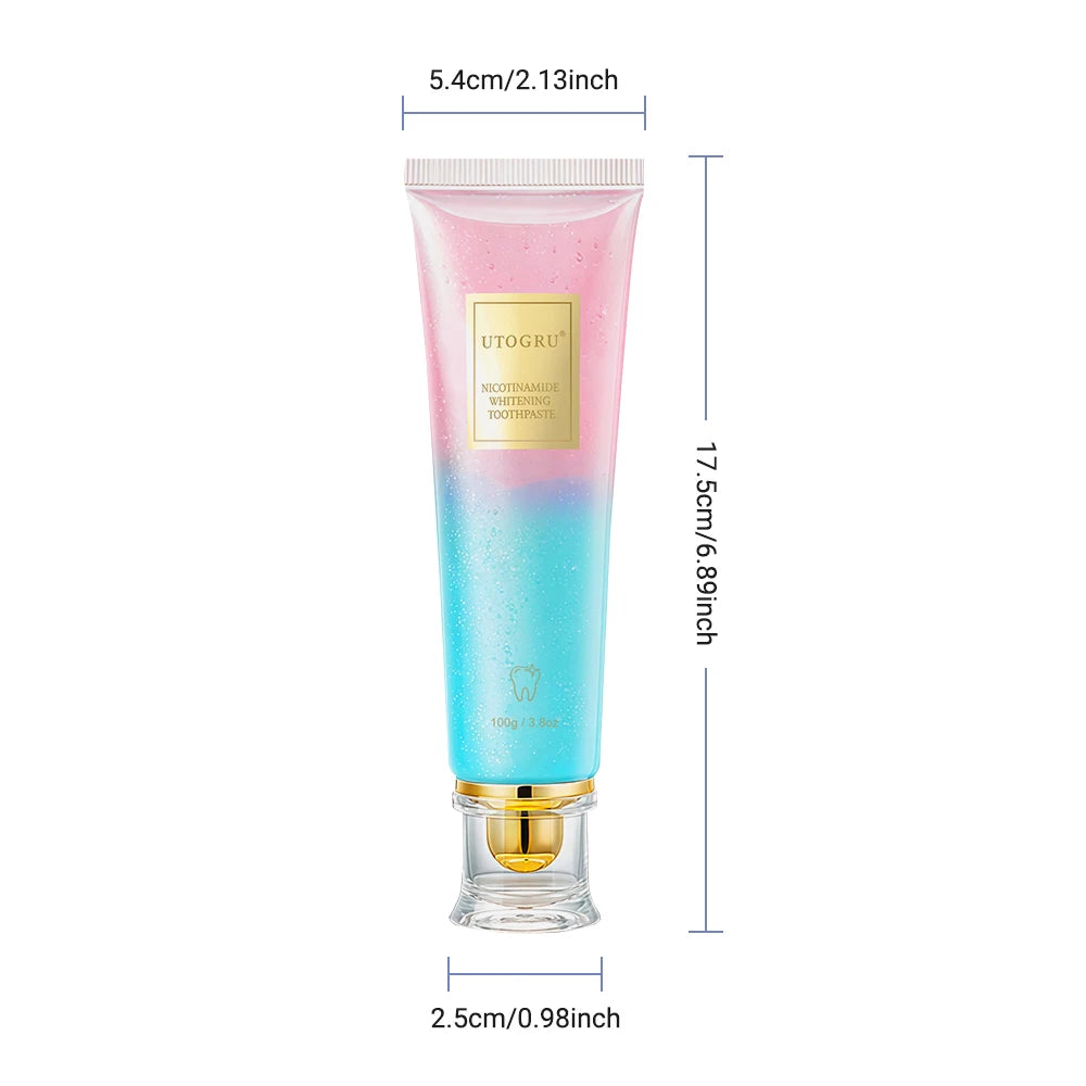 Teeth Whitening Toothpaste Effectively Removes Tea, Coffee, and Wine Stains Fresh Breath Toothpaste for Sensitive Teeth 3 Pack