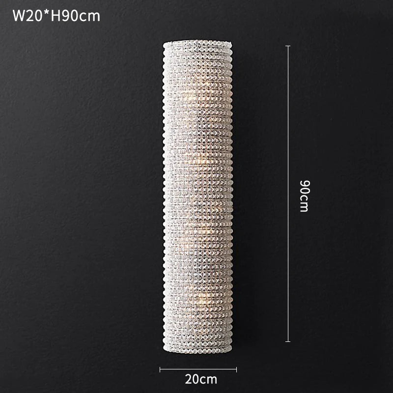 American Luxury Loft Led Chandelier Modern Living Room Pendant Lights K9 Crystal Suspend Lamp Home Decor Indoor  Lustre Fixtures