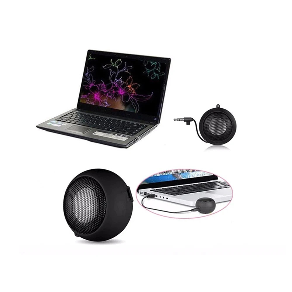 3.5mm Aux Mini Portable Speaker Travel Wired Loudspeaker Mini Sound Box Outdoor Sports HiFi 3D Surround Stereo Phone Speakers