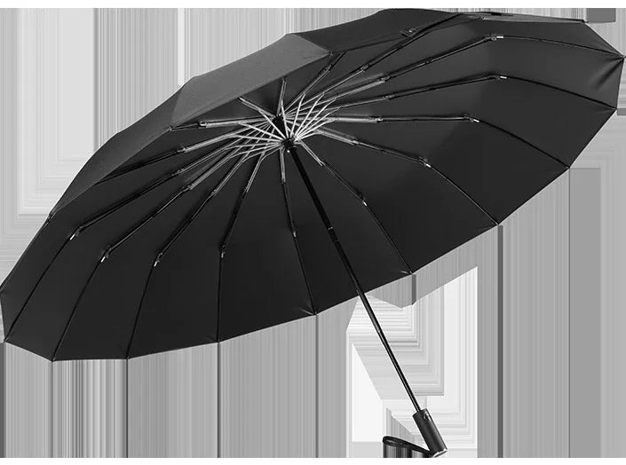 Super Large 140CM Automatic Folding Umbrella for Man and Women, Windproof Strong Reinforce Sun and Rain Big Umbrellas Parasol