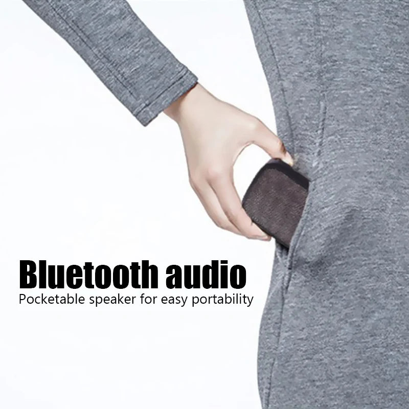 Portable Mini Fabric Strip Bluetooth Speaker Sound 3D Stereo Music Surround Bass Outdoor Speakers Support FM-TF Cards For Phone