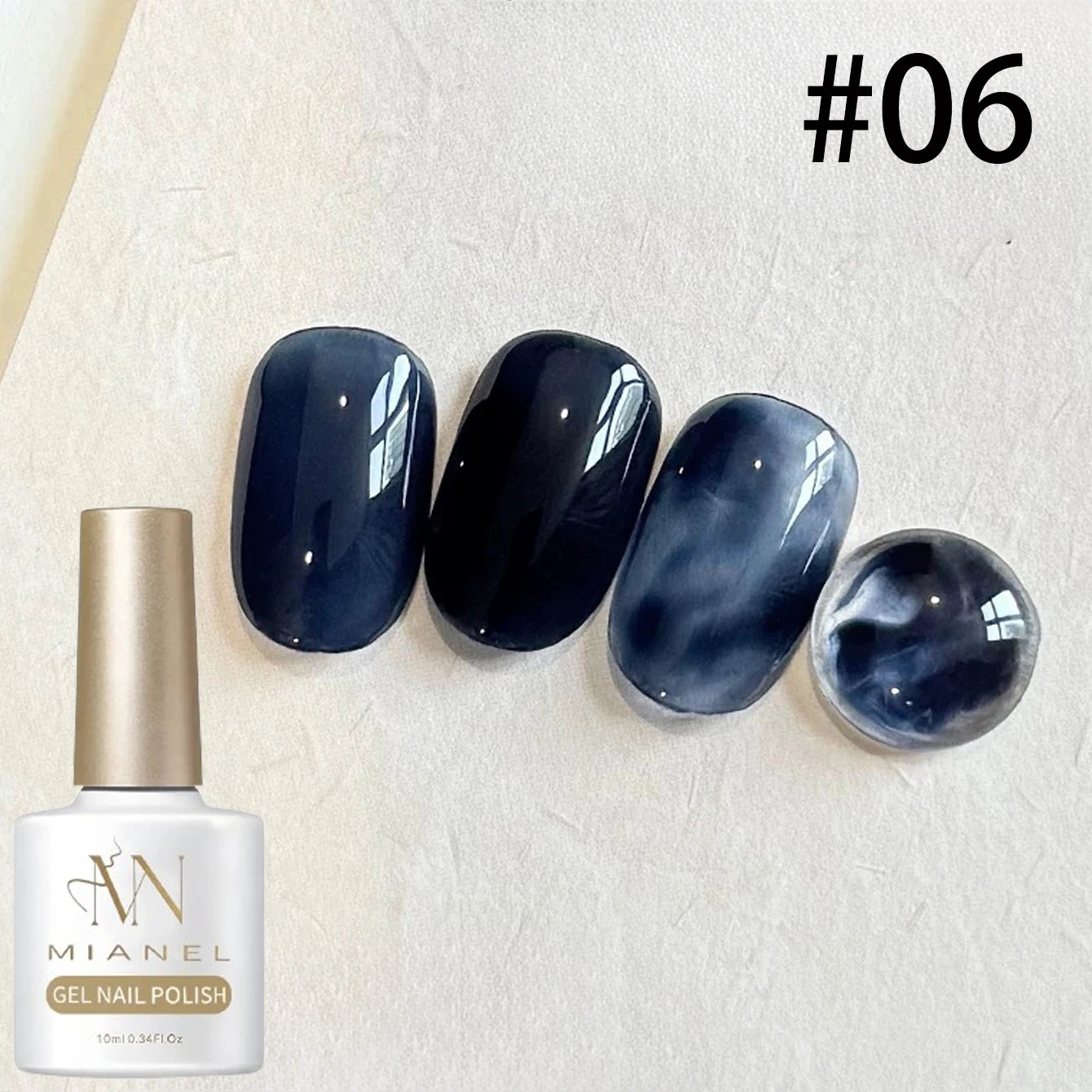 10ML 1-8pcs Autumn Brown Amber Series Jelly Gel Nail Polish Leopard Nails Popular Online Celebrity Ice Clear Caramel Nail Polish
