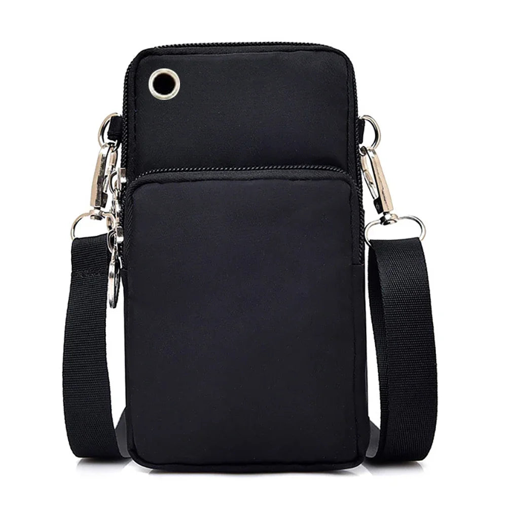 Universal Mobile Phone Bag Iphone 13 Huawei Shoulder Cross-body Package Women Sport Pouch Unisex Arm Wrist Bags Butterfly Print