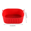 Silicone Air Fryer Liners Pot Square Airfryer Basket Plate Cooking Gadgets Reusable Non-stick Pizza Pan Oven Kitchen