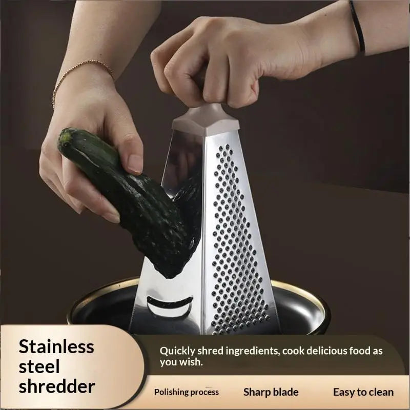 Stainless Steel 4-Sides Multi-Function Vegetable Slicer Kitchen Tool Box Grater Multipurpose Kitchen Grater