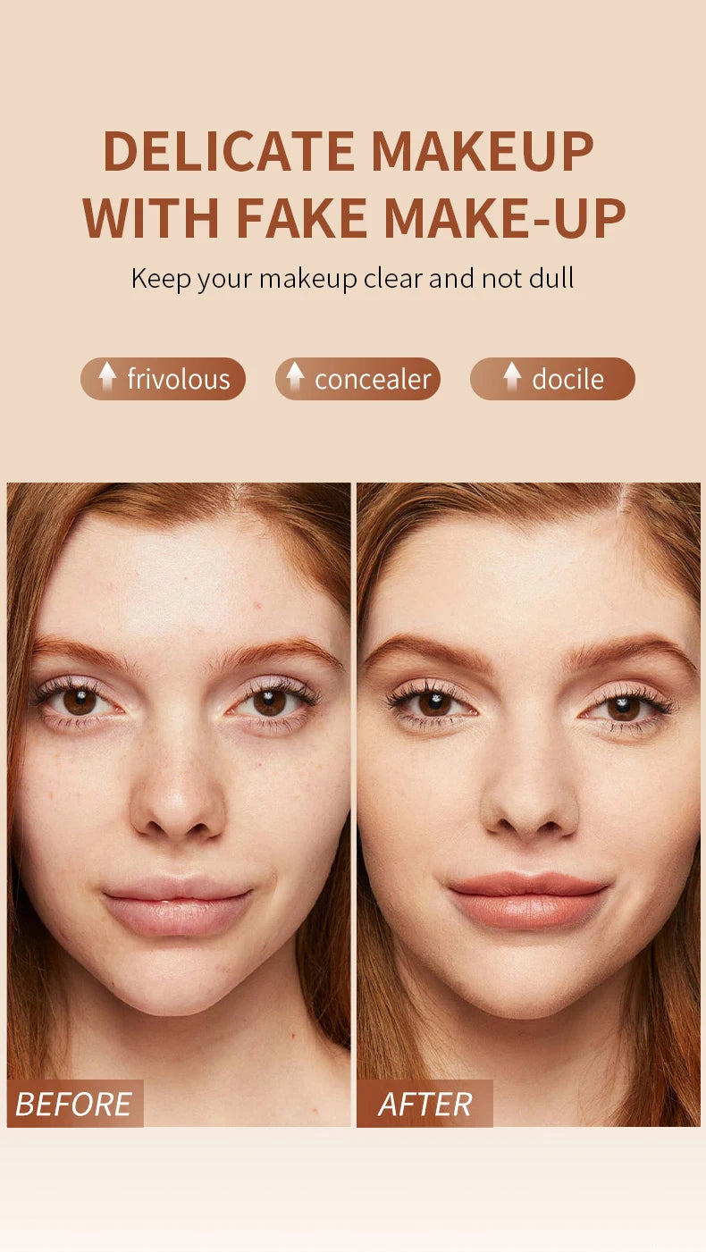 Waterproof concealer can cover defects for a long time, light and non greasy natural makeup effect
